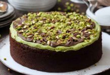 Torta al cioccolato con nutella e pistacchio - RicettaSprint