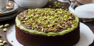 Torta al cioccolato con nutella e pistacchio - RicettaSprint