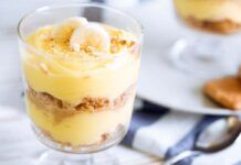 Alle mie amiche preparo un budino di banane con pochissime calorie, tutti i pomeriggi sono da me