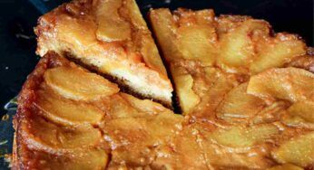 Buona e irresistibile è la mia torta di mele rovesciata lo faccio una volta a settimana, finisce subito neanche una fetta rimane