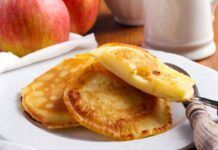 Frittelle di mele e yogurt, solo 85 calorie, la merenda facile facile pronta in 1 minuto