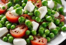 Piselli con mozzarella light Con i piselli preparo la cena per tutta la famiglia, metto anche la mozzarella light e non mi sento in colpa con la dieta - RicettaSprint