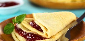Le crepes le faccio tutti i giorni a colazione, solo 90 kcal, le fanno fuori tutti anche io che sono a dieta!