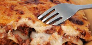 Non pensavo venisse così buona la lasagna con le melanzane a funghetto e salsiccia, è stato un successo, hanno fatto doppietta e scarpetta