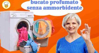 Per un bucato profumato e morbido non serve l’ammorbidente, mia nonna fa così e ha il suo bucato è sempre impeccabile