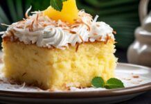Ricotta e cocco la combo perfetta per questa torta non ti stancherai mai di mangiarla anche dopo cena è leggerissima