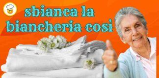 Sbianca la biancheria ingiallita con il segreto della nonna e tornerà allo splendore di un tempo