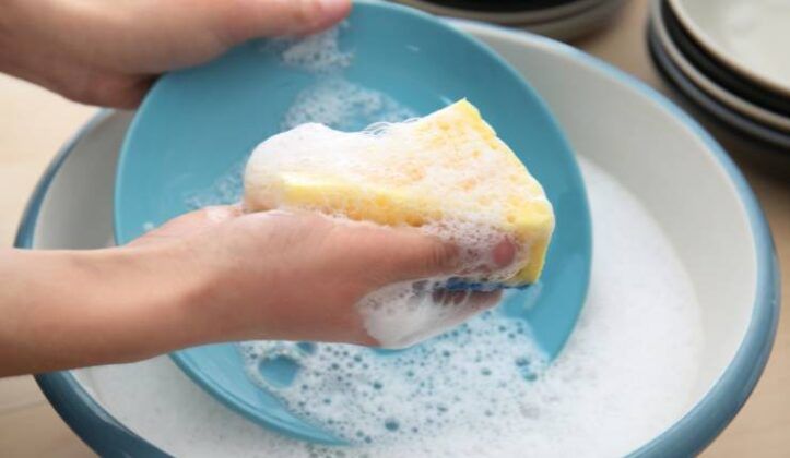 Acquista Spugna per lavello in acciaio inox Spugna non perforata