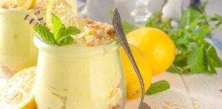 Tiramisù al limone in bicchiere bastano solo 3 ingredienti non potrai più farne a meno, lo farai una volta a settimana solo 90 kcal