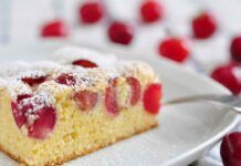 La mia torta alle ciliegie è davvero irresistibile, ha meno di 150 kcal a fetta... cosa vuoi di più? - RicettaSprint