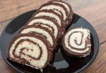 Faccio un rotolo alla nutella da record.. finisce in un secondo meno male che lo posso rifare subito non lo cuocio mica