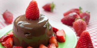 Preparo per me che sono a dieta un dessert al cioccolato light solo 190 kcal, lo devo solo nascondere me lo vogliono mangiare tutti