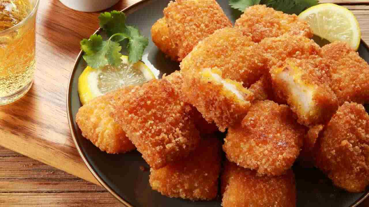 Nuggets de pescado sin gluten, sin gluten y no fritos, el espectáculo de esta noche para la cena, sin excepciones, una cena como esta es increíble.