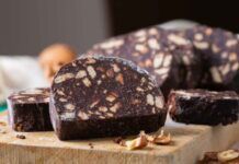 Faccio un salame al cioccolato light che non si rompe: ne puoi mangiare anche due fette insieme, solo 180 kcal - RicettaSprint