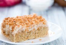 Torta al cocco senza farina, la colazione perfetta con meno di 80 kcal a porzione