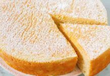 Torta nuvola senza lattosio