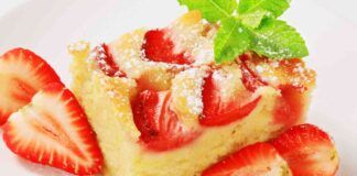 Tortine alle fragole da 120 kcal genuine e soffici come nuvola proprio come quella di una volta, la colazione non è più la stessa