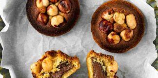 Tortine di nocciole e nutella: cuore cremoso e caldo con una copertura croccante e irresistibile, uno non ti basta devi fare il bis