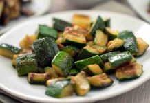 Zucchine a funghetto non fritte
