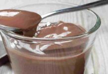 budino ipocalorico al cacao senza zucchero