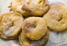 Frittelle di mele della nonna, la merenda più ambita in casa mia e anche il mio più dolce peccato di gola solo 90 kcal