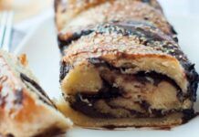 Io lo chiamo il dolce all'improvviso, si fa con acqua farina e cioccolato, una treccia di sapori che puoi preparare tutte le volte che vuoi