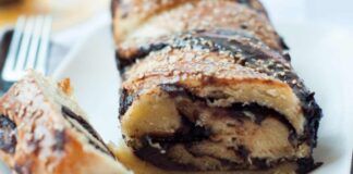 Io lo chiamo il dolce all'improvviso, si fa con acqua farina e cioccolato, una treccia di sapori che puoi preparare tutte le volte che vuoi