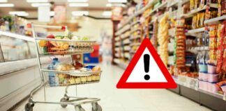 Richiamo alimentare nei supermercati Migross per pericolo di frammenti in plastica