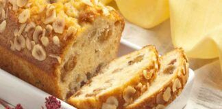 Con una manciata di nocciole e dell'albume prepari un plumcake ipocalorico e soffice come nuvola solo 150 kcal