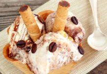 Gelato tiramisù senza gelatiera anche se sei a dieta lo puoi mangiare solo 90 Kcal il dopocena perfetto