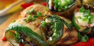 I miei involtini di zucchine sono speciali hanno un ripieno ricco e insolito stenderai tutti a tavola con una sola portata