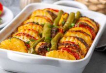 Taglio a fette le verdure da smaltire le metto in forno e sforno un piatto irresistibile, zero sbatti e che successone