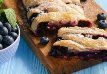 Con un semplice rotolo di pasta sfoglia e dei mirtilli ho preparato un dolce da urlo, la colazione a casa mia non è mai stata più dolce - RicettaSprint