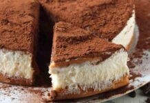 Non è domenica senza il dessert e con questa mitica cheesecake sembra festa: gusto tiramisù, freschezza massima!