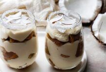 Oggi tiramisù monoporzione che sicuramente non hai mai fatto così, ci metto cocco e cioccolato, è un dessert variegato fuori dal comune