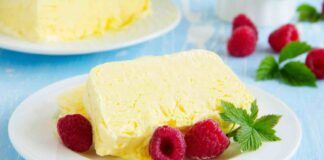 semifreddo con mandorle e limone