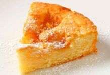 Io la chiamo la finta crostata di agrumi pasticciata: una torta simil nua bassa e velocissima, meno di 30 minuti e la porti a tavola!