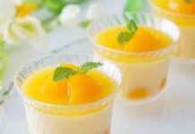 Mousse pesche e albicocca