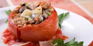 Pomodori ripieni all'ortolana i miei filano pure che goduria ti farà impazzire questa versione