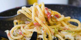Pomodorini, zucchine e ricotta sono il condimento perfetto per la pasta, oggi mi sono proprio superata un piatto da 10 e lode