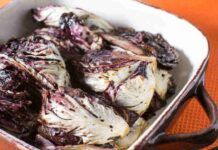 Radicchio alla griglia ma senza griglia, lo preparo in pochissimi minuti direttamente in friggitrice ad aria