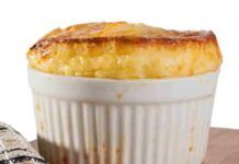 Soufflé in friggitrice ad aria Souffle' al formaggio e melanzane
