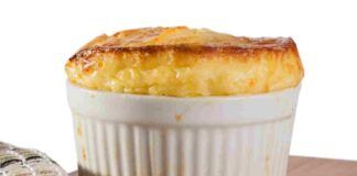Souffle' al formaggio e melanzane