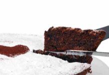 Torta in bottiglia al cioccolato