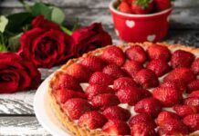 crostata di fragole