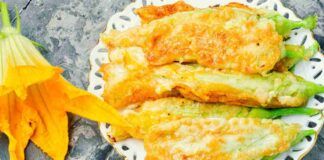 Farcisco così i fiori di zucca e li cuocio nella friggitrice ad aria: invece del solito antipasto preparo una cena ricca e sfiziosa!