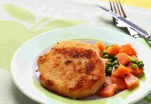 Cotolette carote piselli ceci