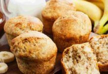 Muffin morbidi alla banana