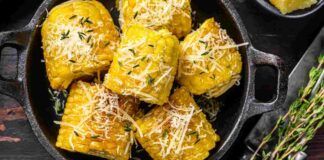Pannocchie al formaggio e rosmarino niente forno e padella, li faccio direttamente in friggitrice ad aria