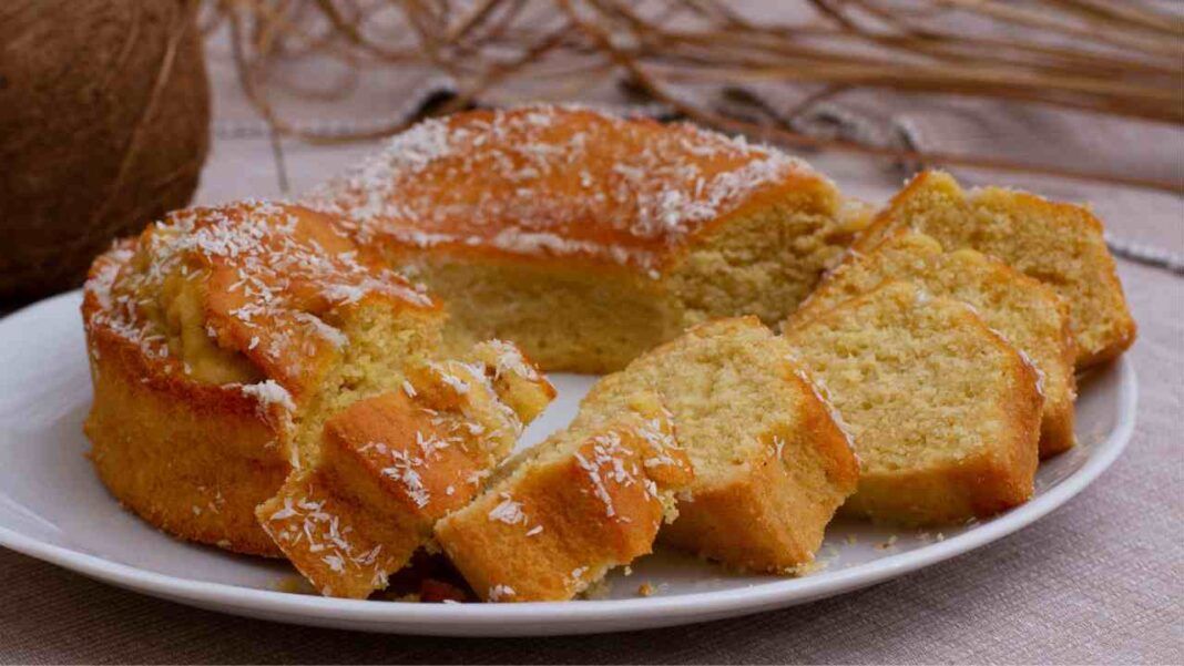 Il classico dolce da dispensa prova la mia torta al cocco e limone che